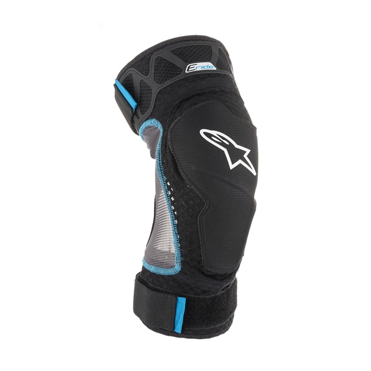 RODILLERAS ALPINESTARS E-RIDE NEGRO CYAN LXL